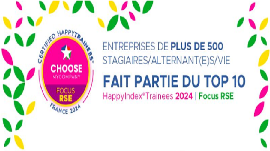 AXA en France, Entreprise Engagée et Reconnue pour sa Responsabilité Sociétale HappyIndex®Trainees 2024