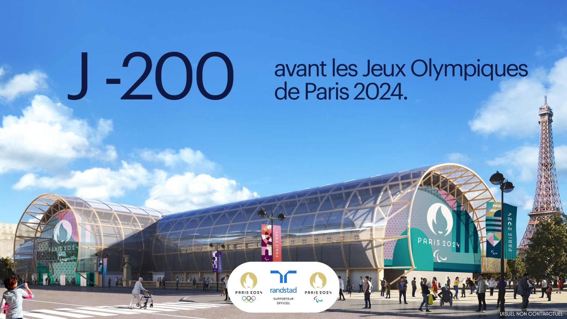 J-200 avant les Jeux Olympiques de Paris 2024