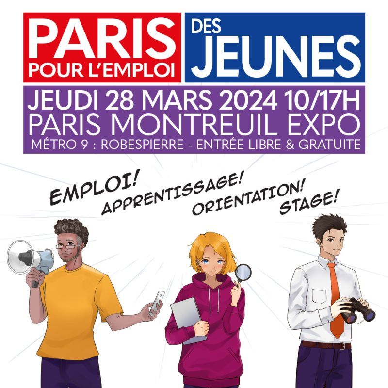 La Sécu au Salon pour l'emploi des Jeunes à Paris