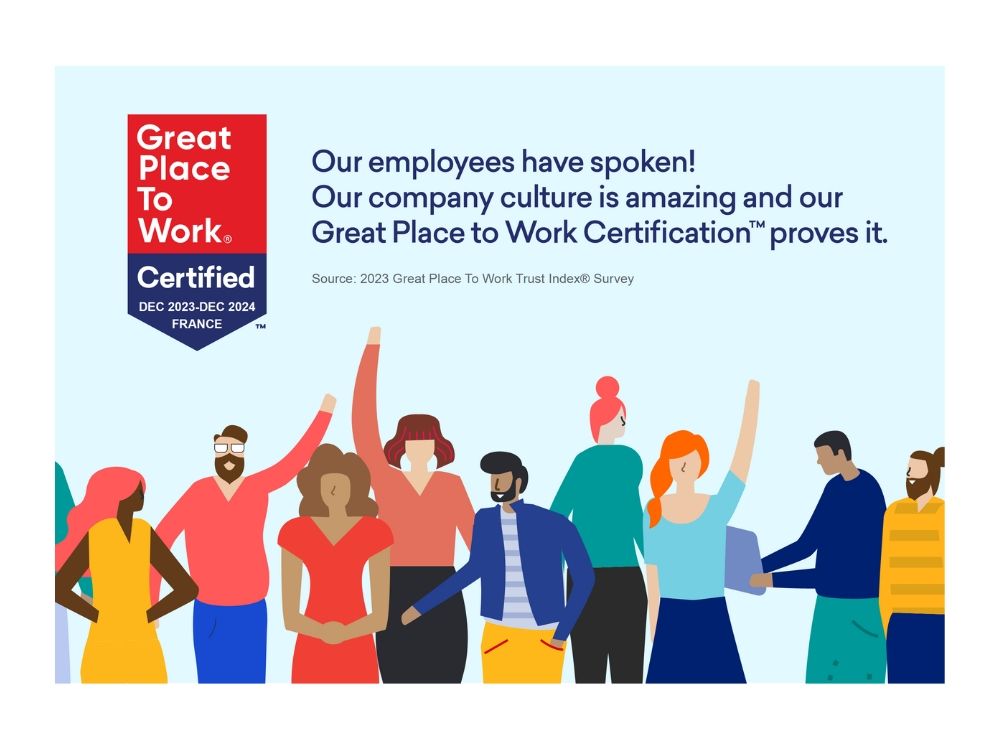 [Certification]
52 Entertainment is proud to be Certified™ by Great Place To Work® France for 2023-2024